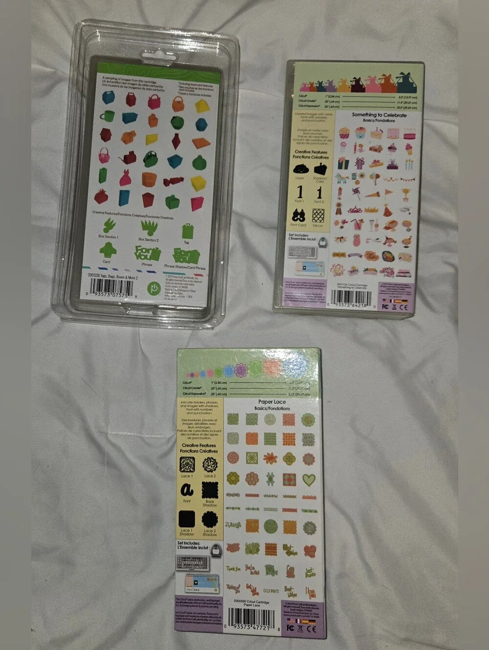 Cricut lot cartridges